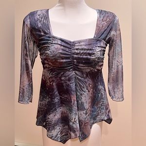 Blue tone top - Small